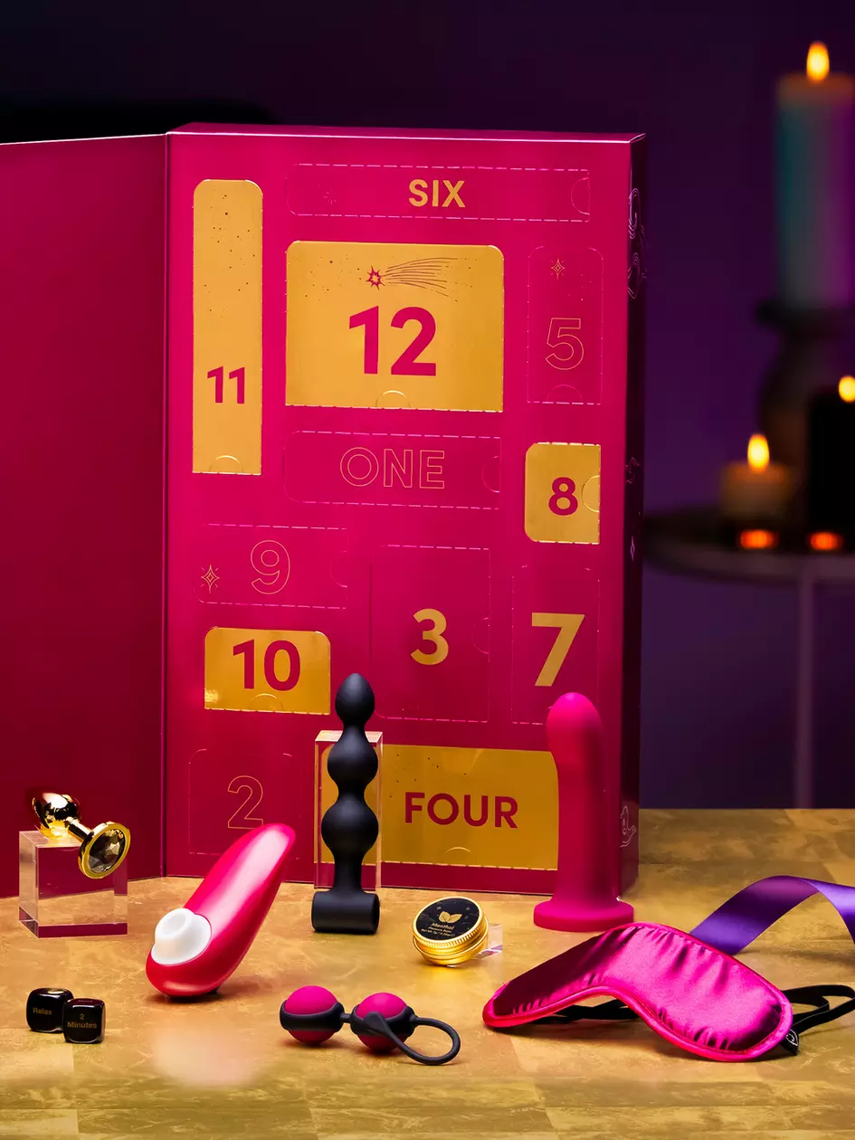 Lovehoney X Womanizer 12 Days of Play Adventný kalendár s erotickými hračkami pre ženy
