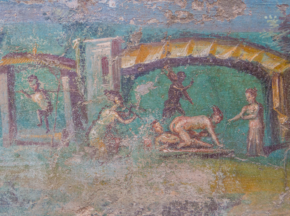 Pompejská erotická freska